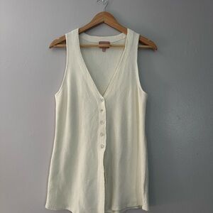 Show Me Your MuMu Ivory Ecru Knit Josie Vest